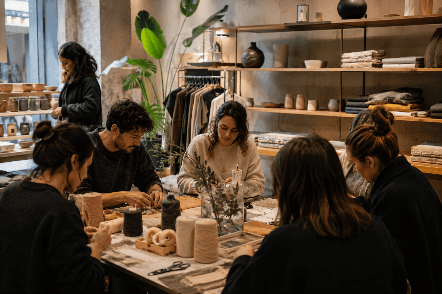 Collaborating with concept stores and local shops