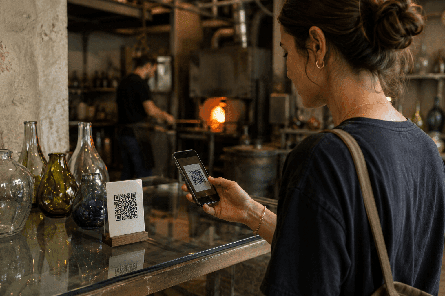 QR codes in your studio: reviews, contacts and bookings on the spot