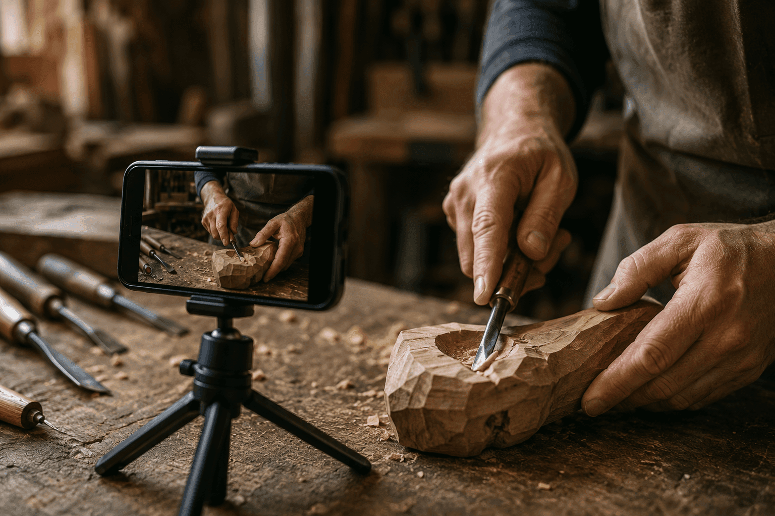 Come creare brevi video del processo (senza essere videomaker)