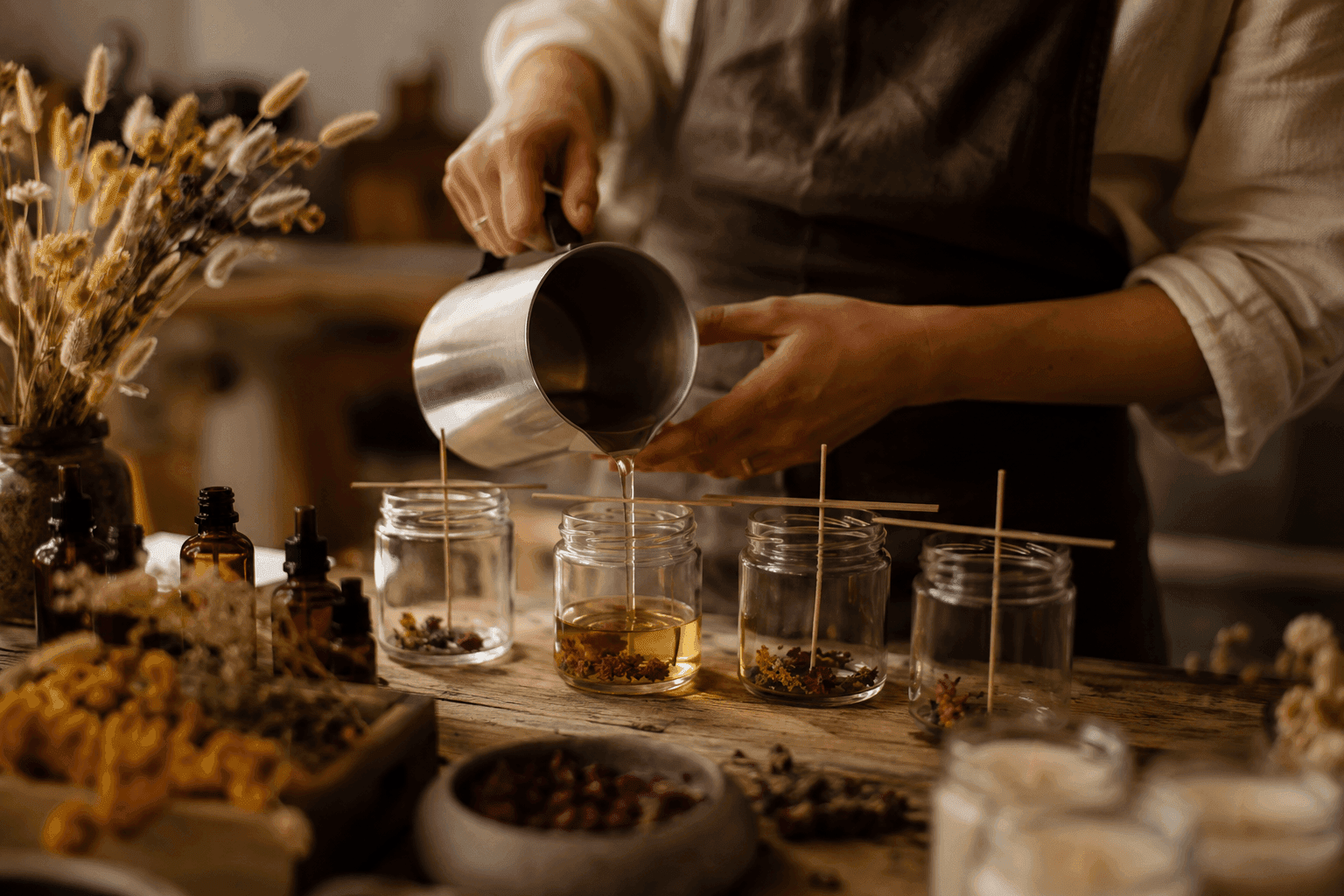 Come strutturare un workshop di candele e cere profumate