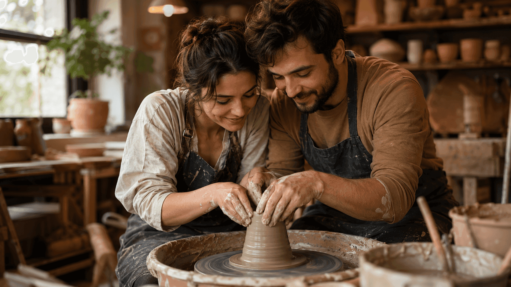 Pottery wheel workshop: how to handle beginners in a few hours