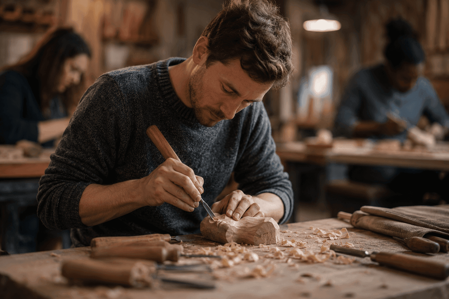 Intaglio e scultura: format di workshop per neofiti