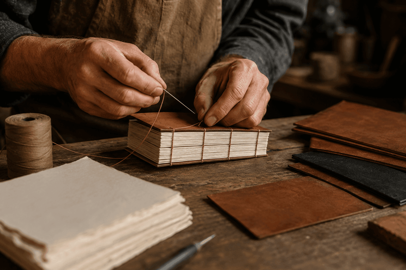Legatoria e quaderni fatti a mano: idee di workshop pronte all'uso