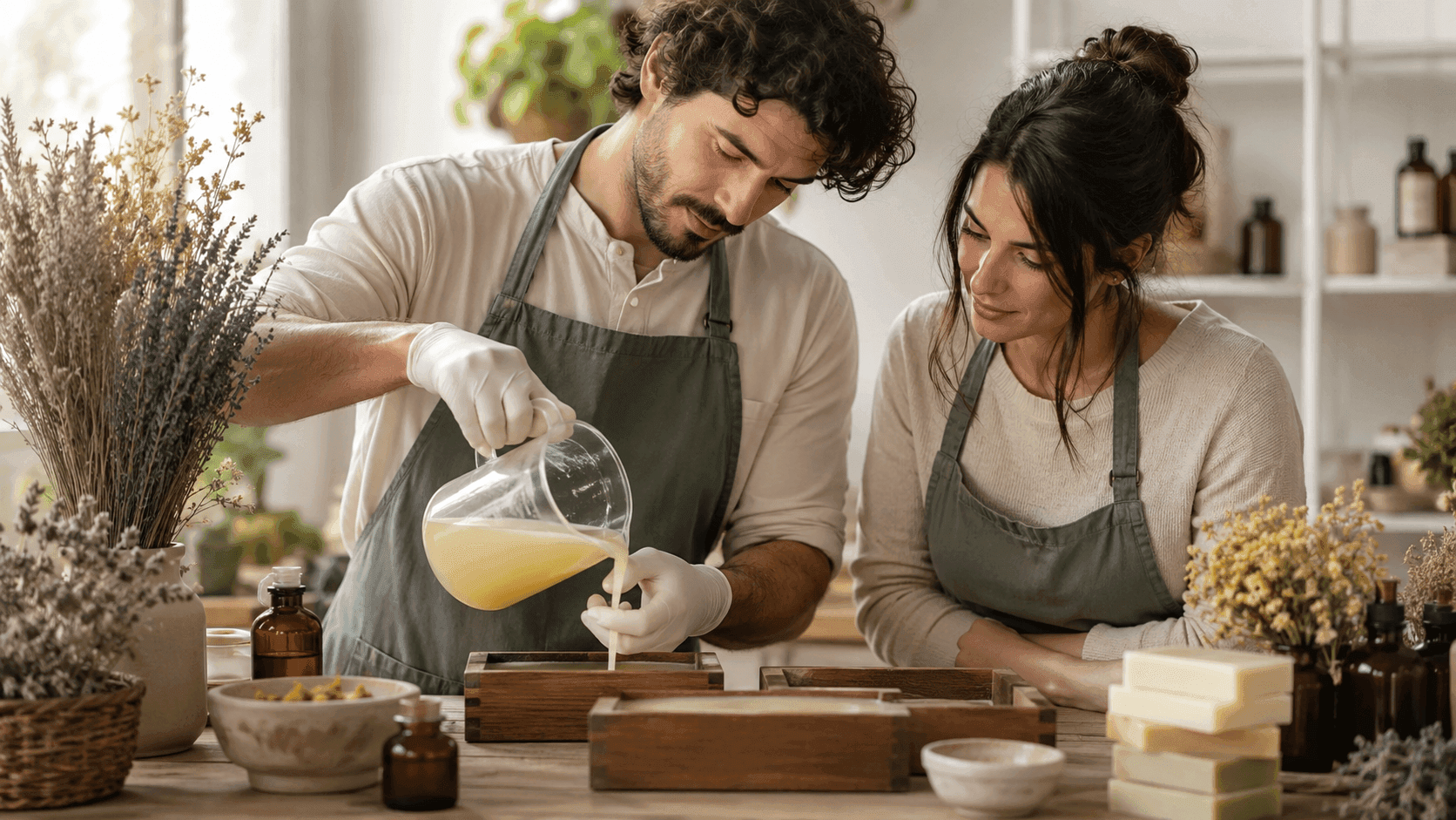 Workshop di saponi e cosmesi naturali: come farlo in sicurezza