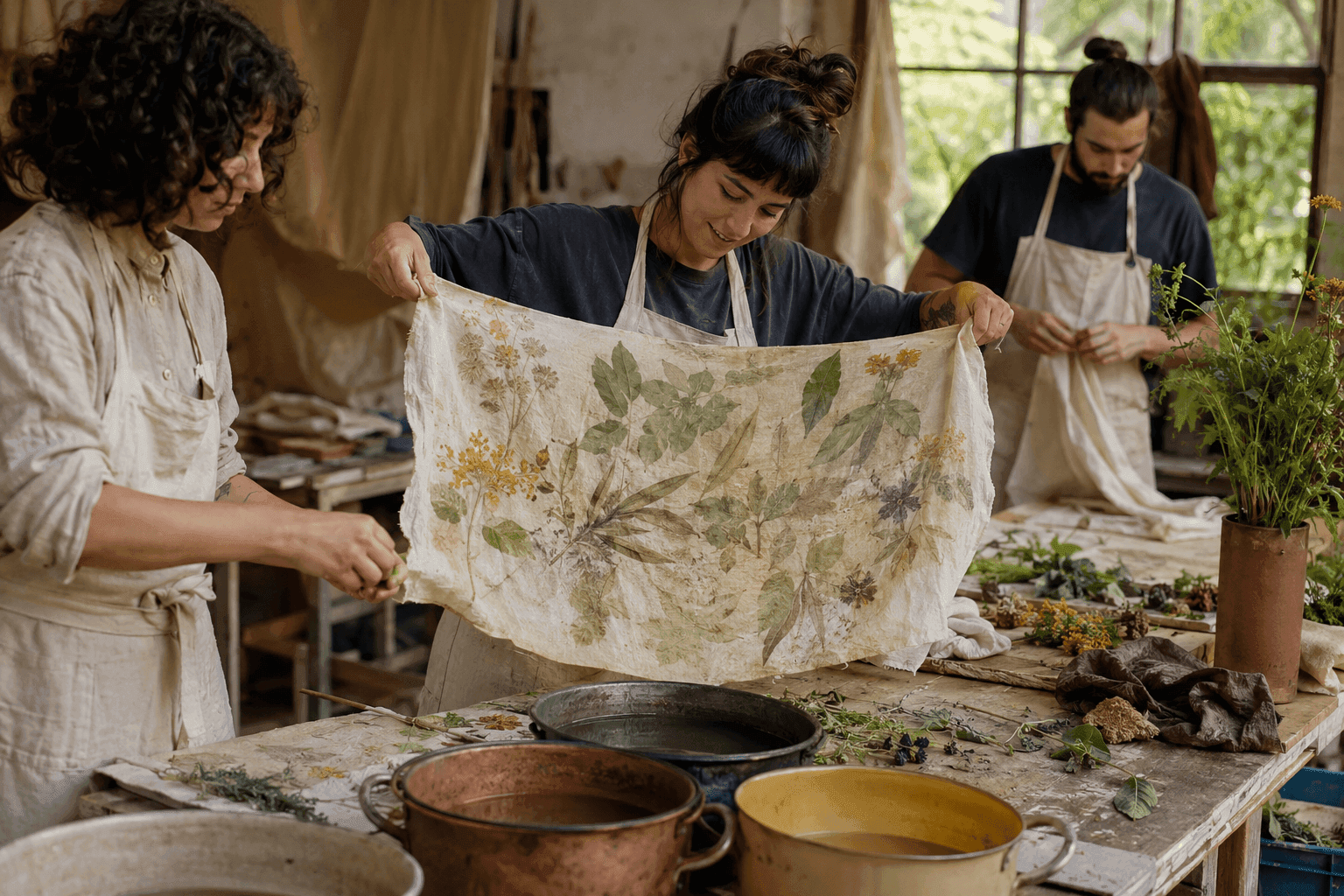 Ideas for Botanical Printing and Natural Dyeing Workshops