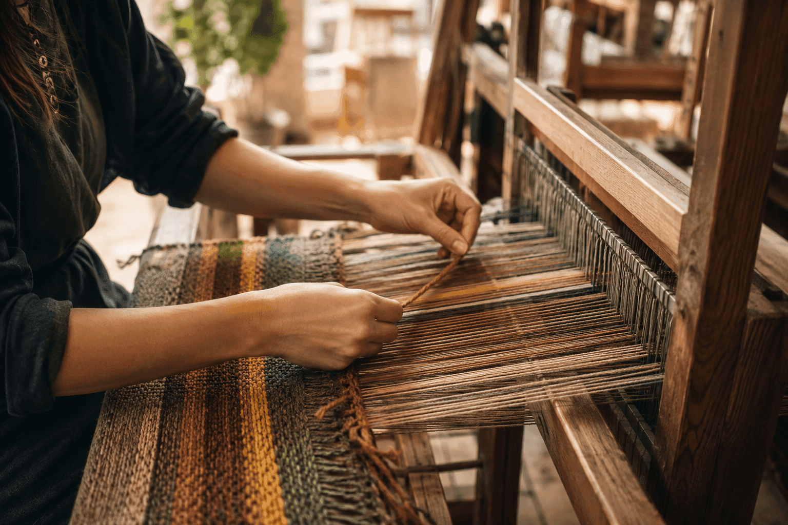 Workshop di tessitura al telaio: come renderlo semplice e magnetico