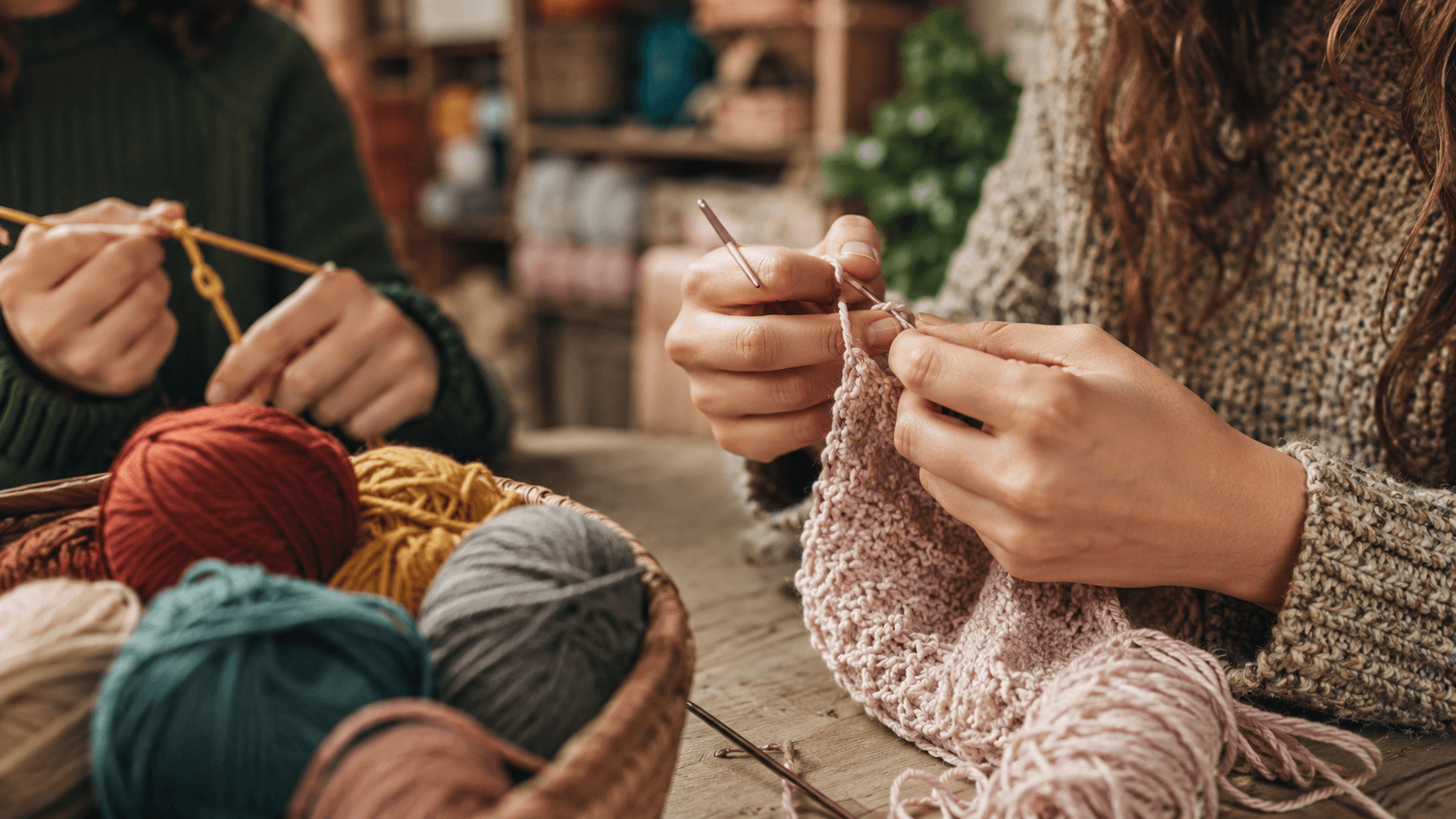 Crochet and knitting workshops: simple ideas for novices