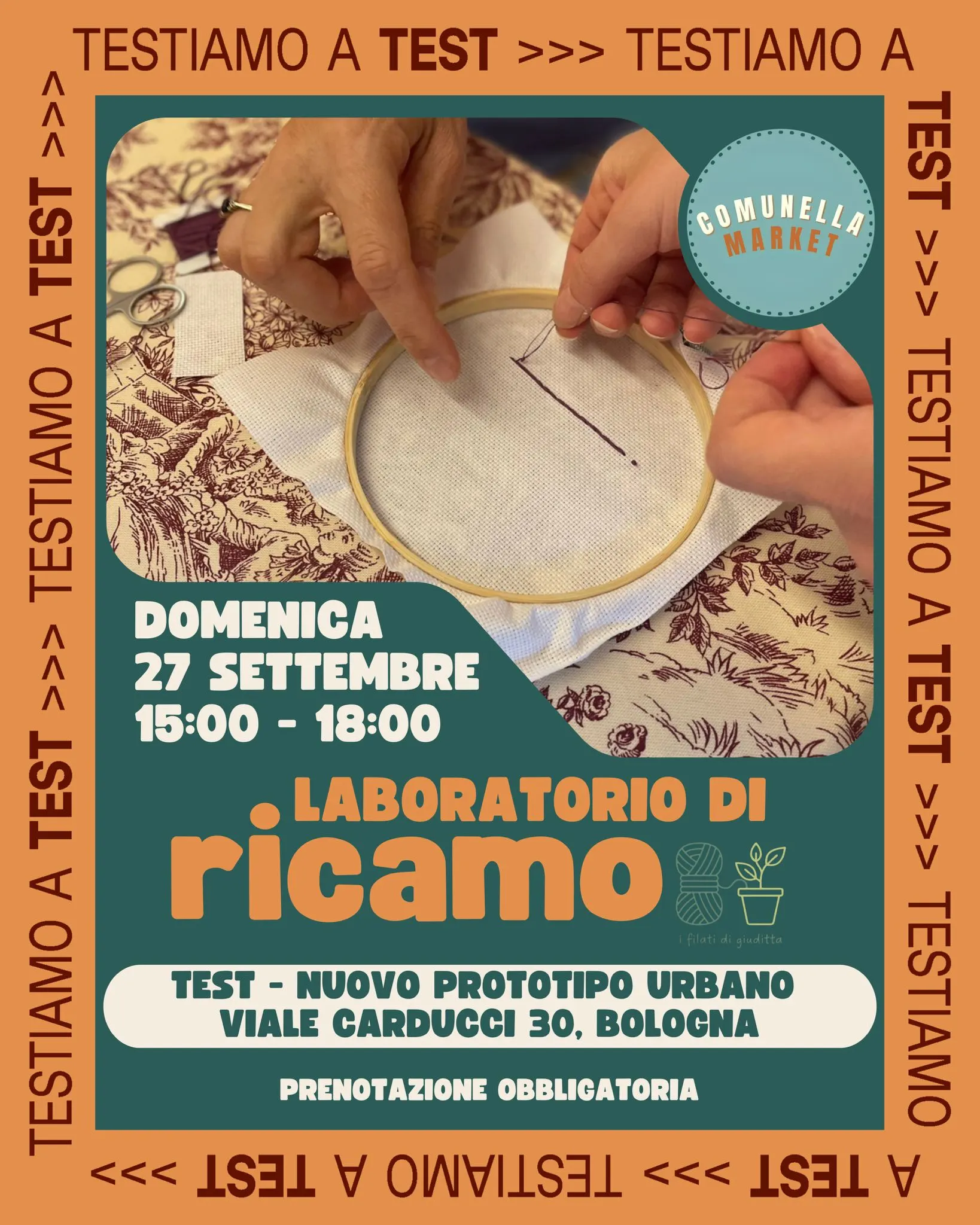 Ricamo su shopper