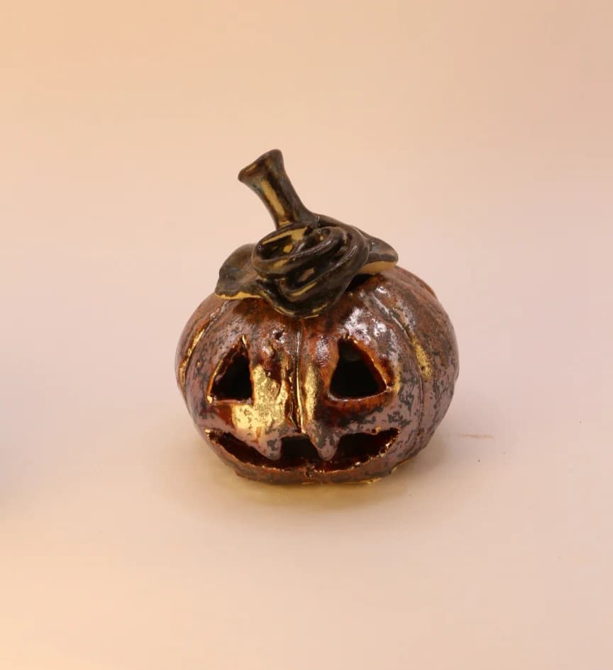 Ceramica di Halloween: lanterna zucca