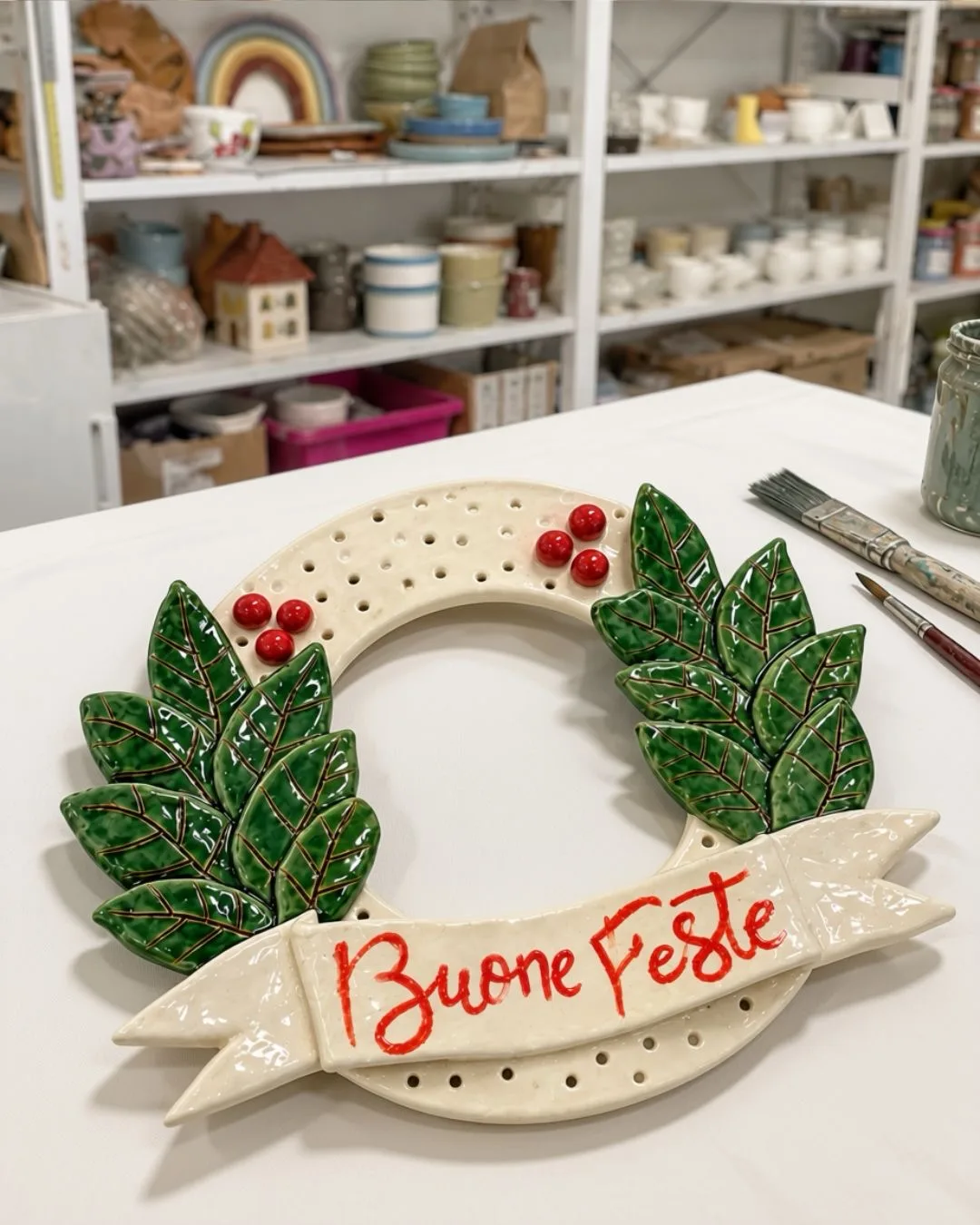Crea e decora la tua ghirlanda di Natale — foto 4